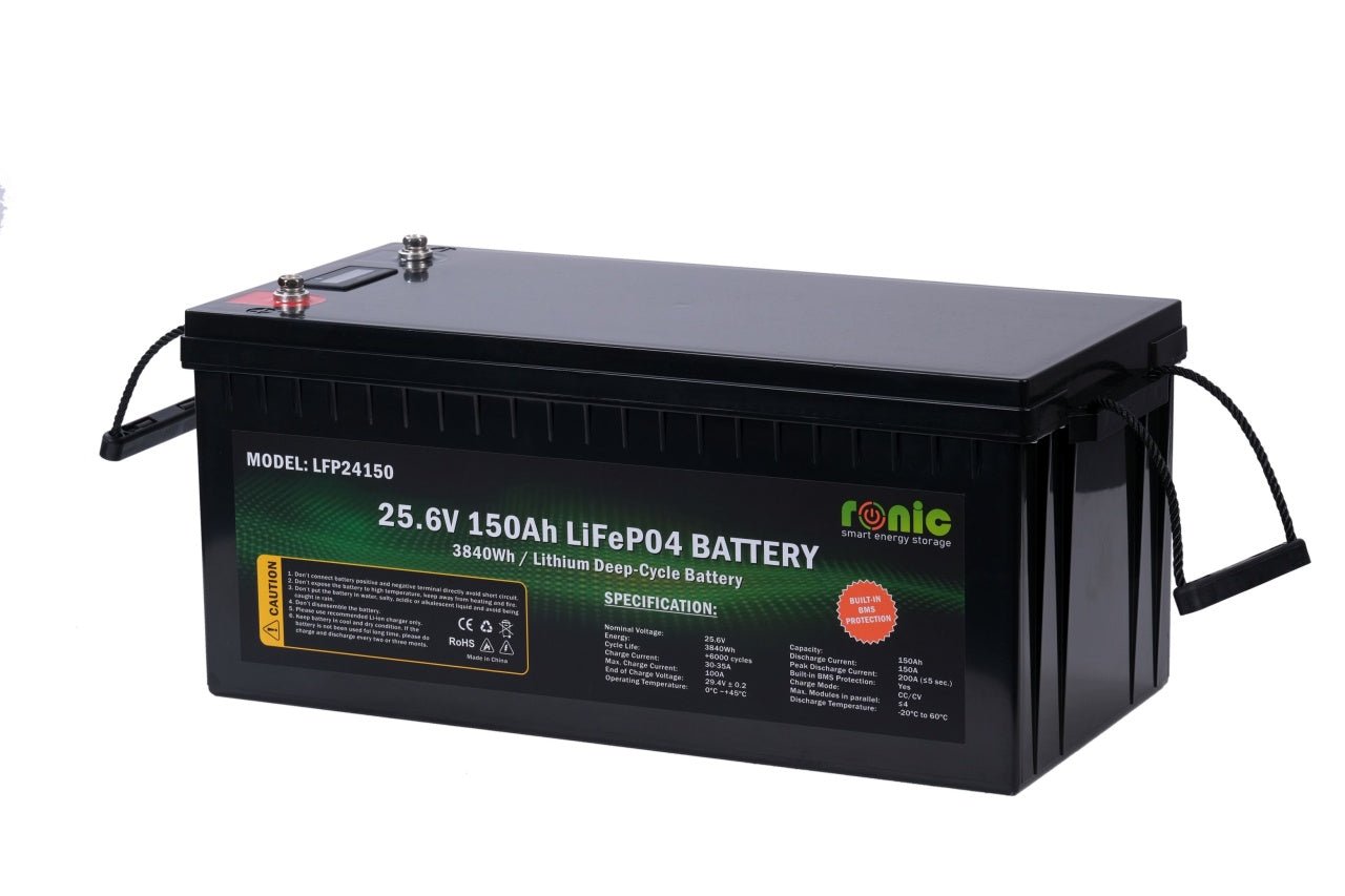 Baterie/Acumulator RONIC LiFePO4, 25.6V 150Ah, model LFP24150 - CampShop.ro