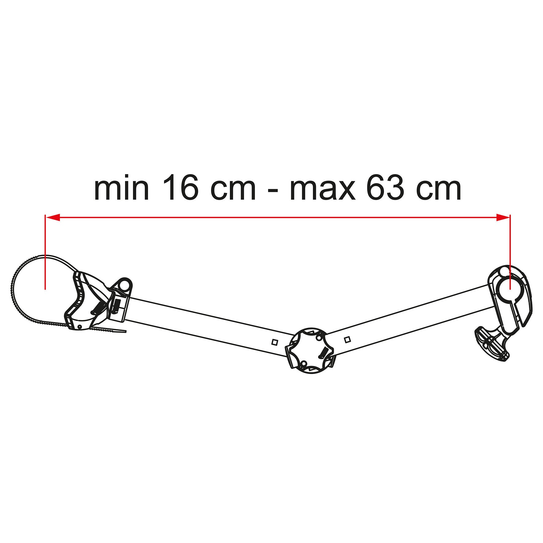 Brat blocator pt. suport de biciclete Carry - Bike, Bike Block Pro S D2 - CampShop.ro