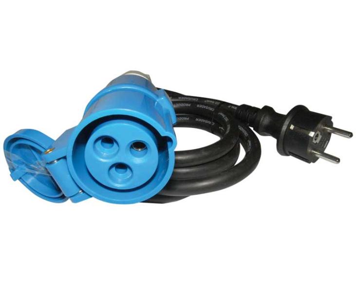 Cablu adaptor priză Schuko/CEE - lungime 1,5 m - CampShop.ro