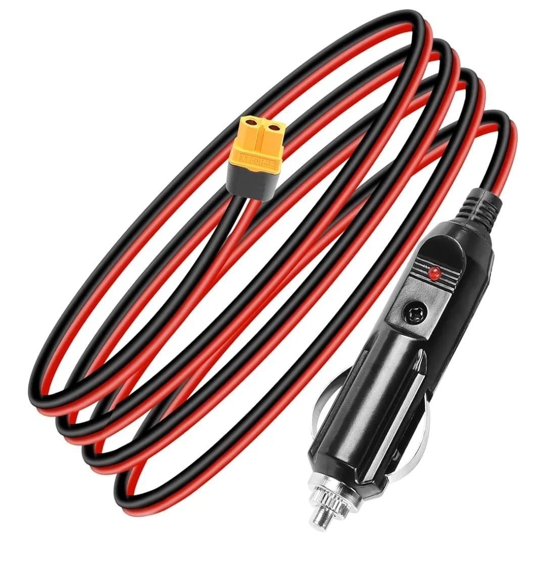 Cablu extensie 1,5 metri, conectori Bricheta Auto 12V la mufa XT60 - CampShop.ro