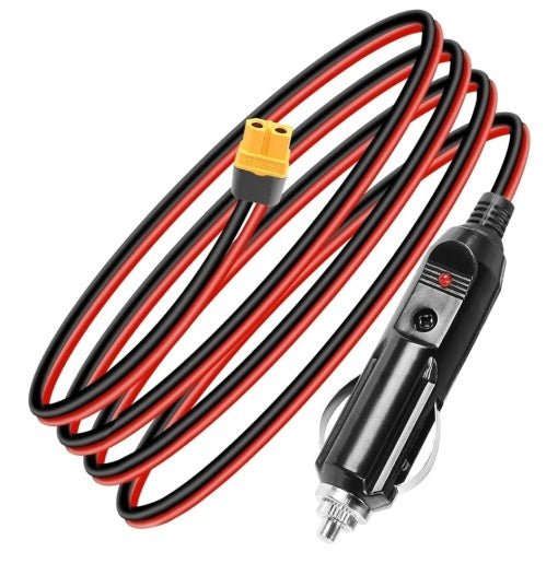 Cablu extensie 3 metri, conectori Bricheta Auto 12V la mufa XT60 - CampShop.ro