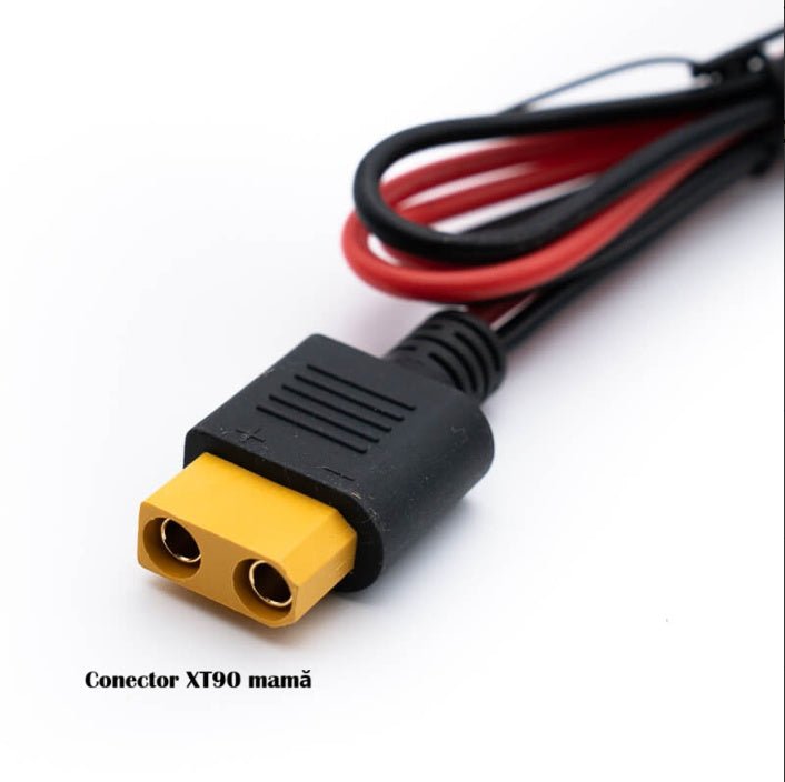 Cablu extensie 3 metri, conectori MC4 la mufa XT90 RONIC - CampShop.ro