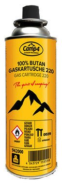 Cartuș de gaz CRV 220g (tip baioneta) - CampShop.ro