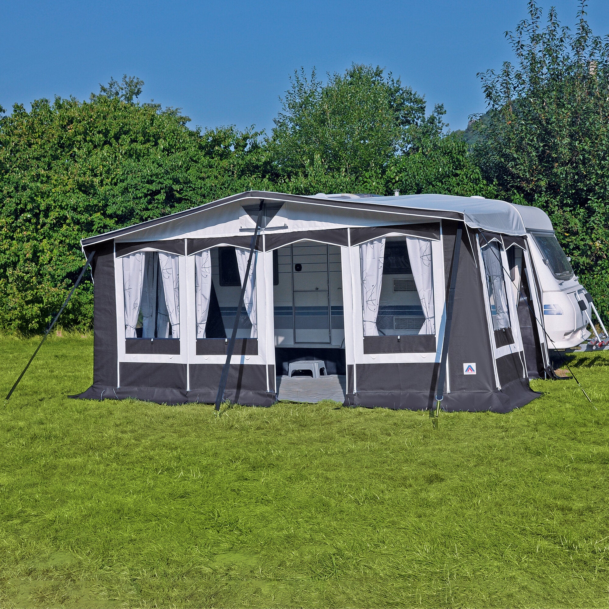 Cort pentru rulote Han Zelte Groenlanda adâncime 280 cm, mărimea 5: 806 - 840 cm - CampShop.ro