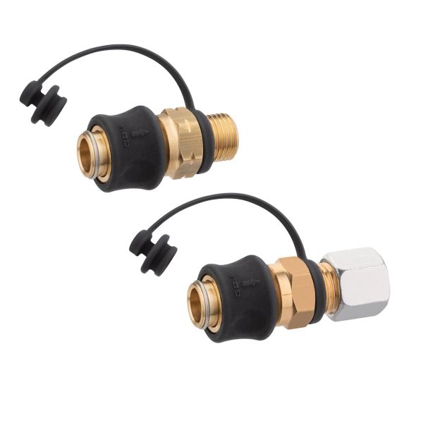 Cuplă rapidă gaz rulotă / autorulotă – mufă conectare rapidă instalație GPL (tip SKU), 1/4 - CampShop.ro