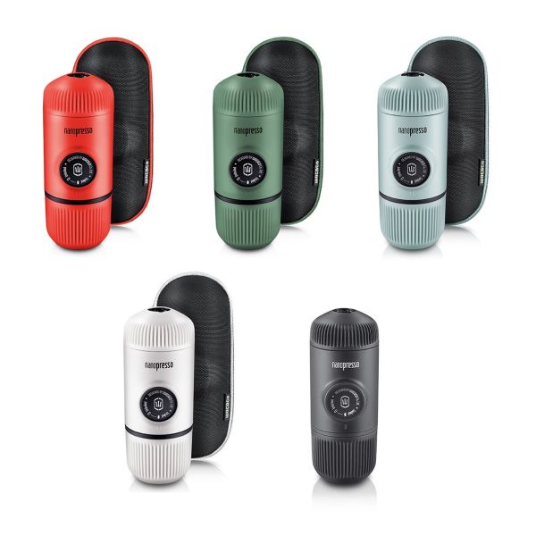 Espressor portabil Nanopresso, albastru deschis, WACACO - CampShop.ro