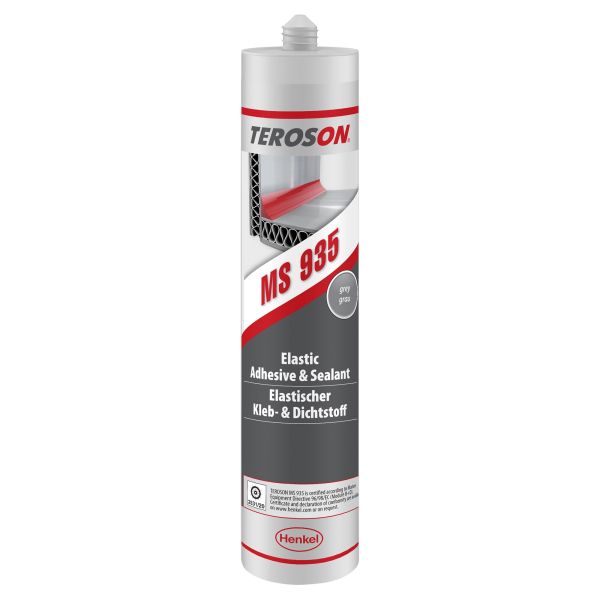 Etanșant industrial/ sigilant TEROSON MS 935 gri, 310 ml - CampShop.ro