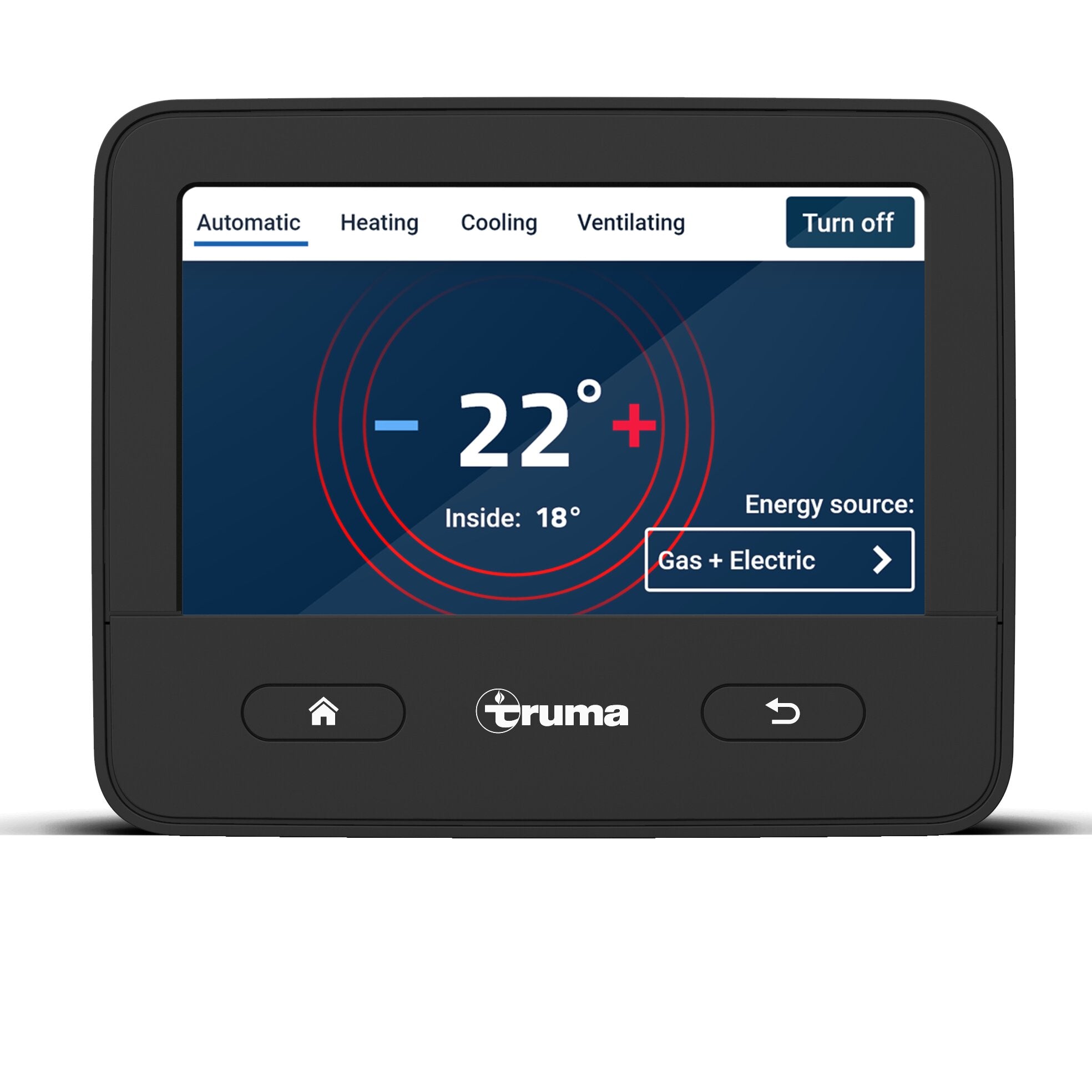 Truma Combi 4 iNet X Panel, Boiler pe gaz pentru apa calda si caldura, 4000 W