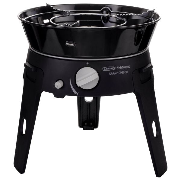 Grătar pe gaz pentru campingului și rulotelor, inox „Safari Chef 30 Deluxe” - CampShop.ro