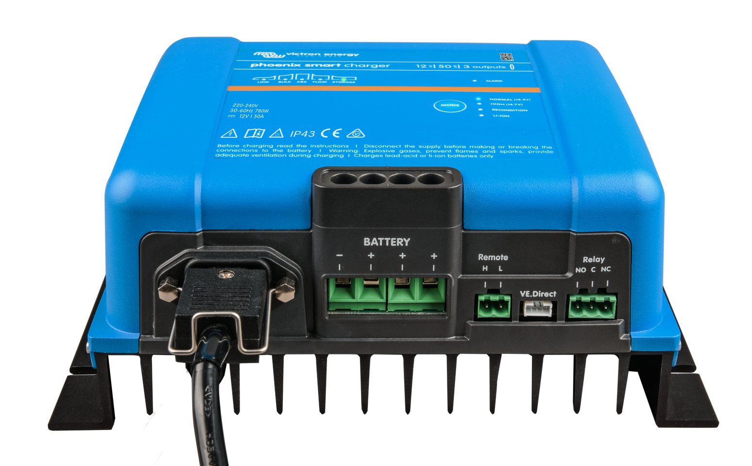 Incarcator de retea Victron Energy Phoenix Smart IP43 Charger 12/50 (3) 120/240V - CampShop.ro