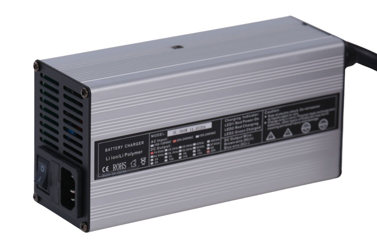 Incarcator / Redresor Acumulatori LiFePO4, 12.8V, 20A, Model DL - 360W/12.8 - CampShop.ro