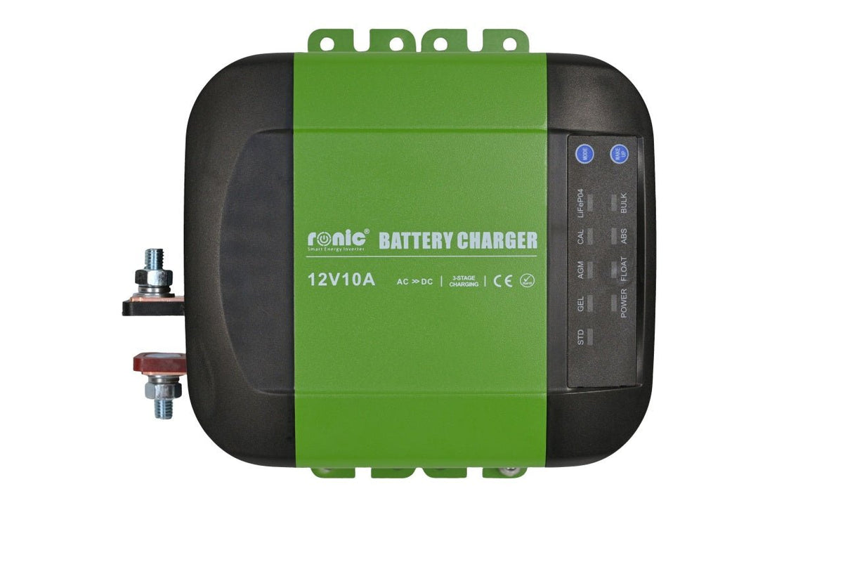 Incarcator / Redresor Inteligent pentru Acumulatori LiFePO4/AGM/GEL, 12V si 12.8V, 10A, Model RONIC HK-1210B - CampShop.ro