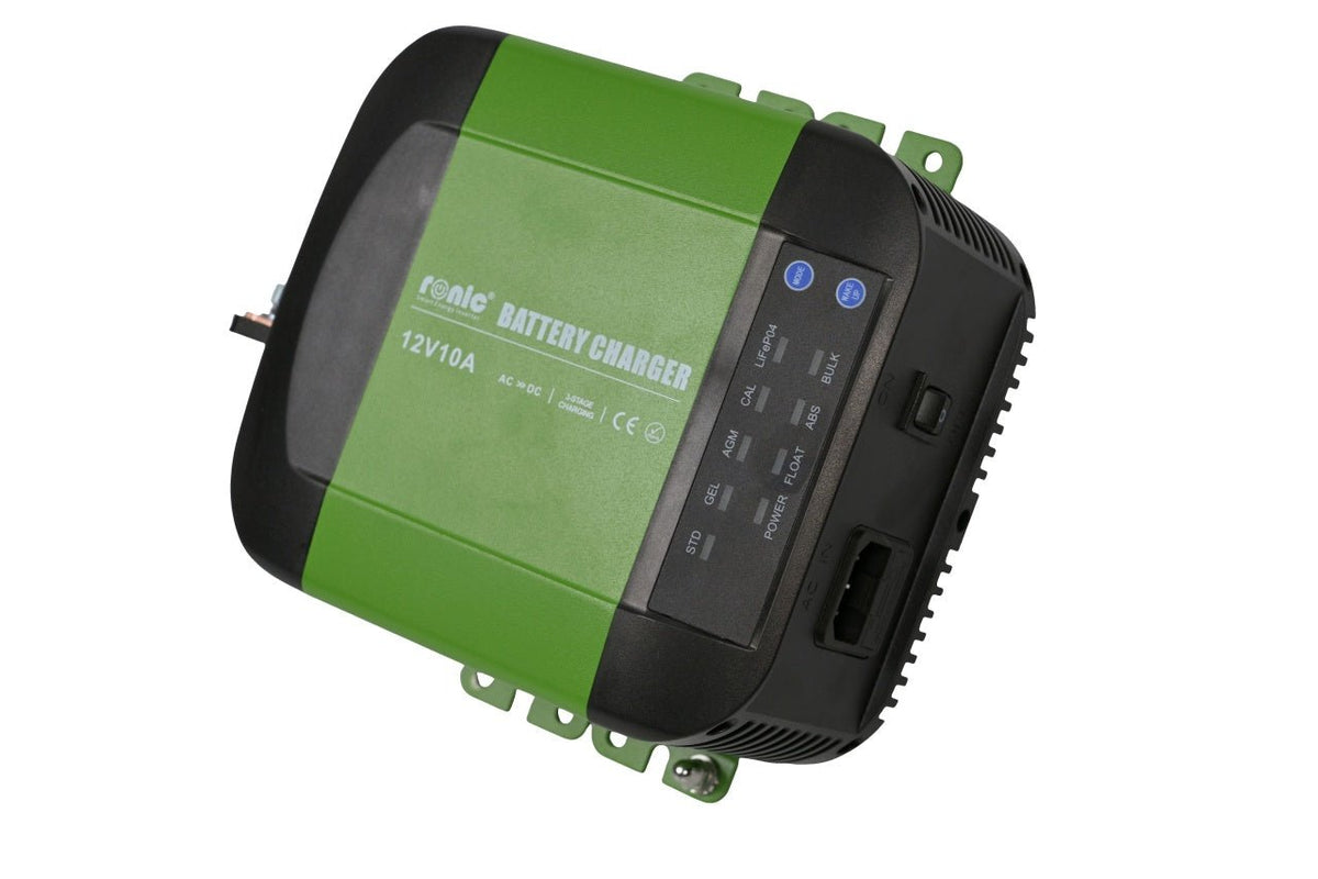 Incarcator / Redresor Inteligent pentru Acumulatori LiFePO4/AGM/GEL, 12V si 12.8V, 10A, Model RONIC HK-1210B - CampShop.ro