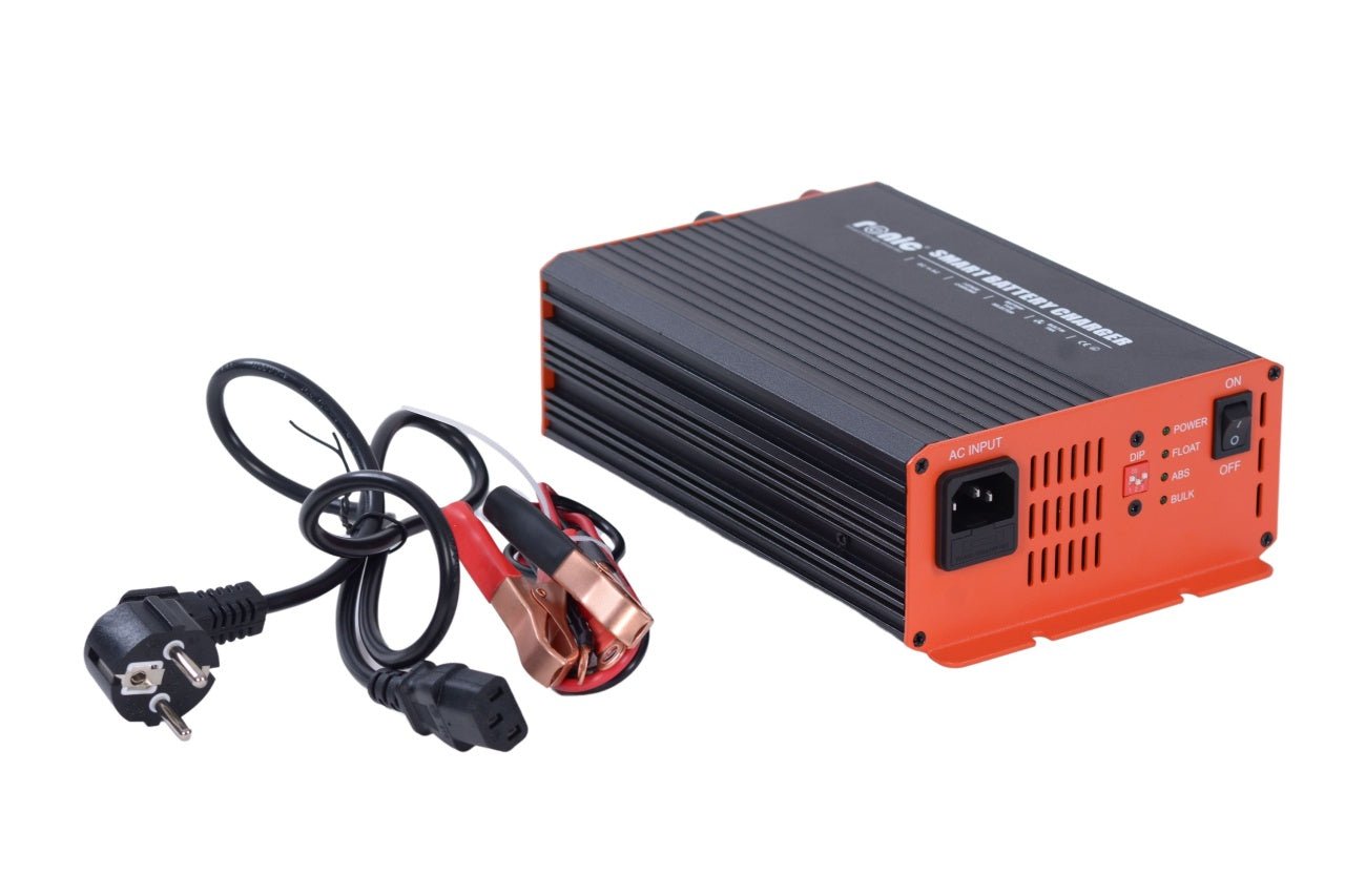 Incarcator / Redresor Inteligent pentru Acumulatori LiFePO4/AGM/GEL, 12V si 12.8V, 30A, Model GS - 1230B - CampShop.ro