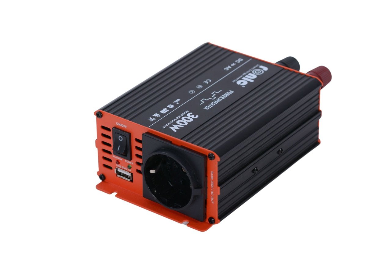Invertor DC - AC cu Sinus Modificat, 12V - 230V, model RONIC KS300M, 300W/600W - CampShop.ro