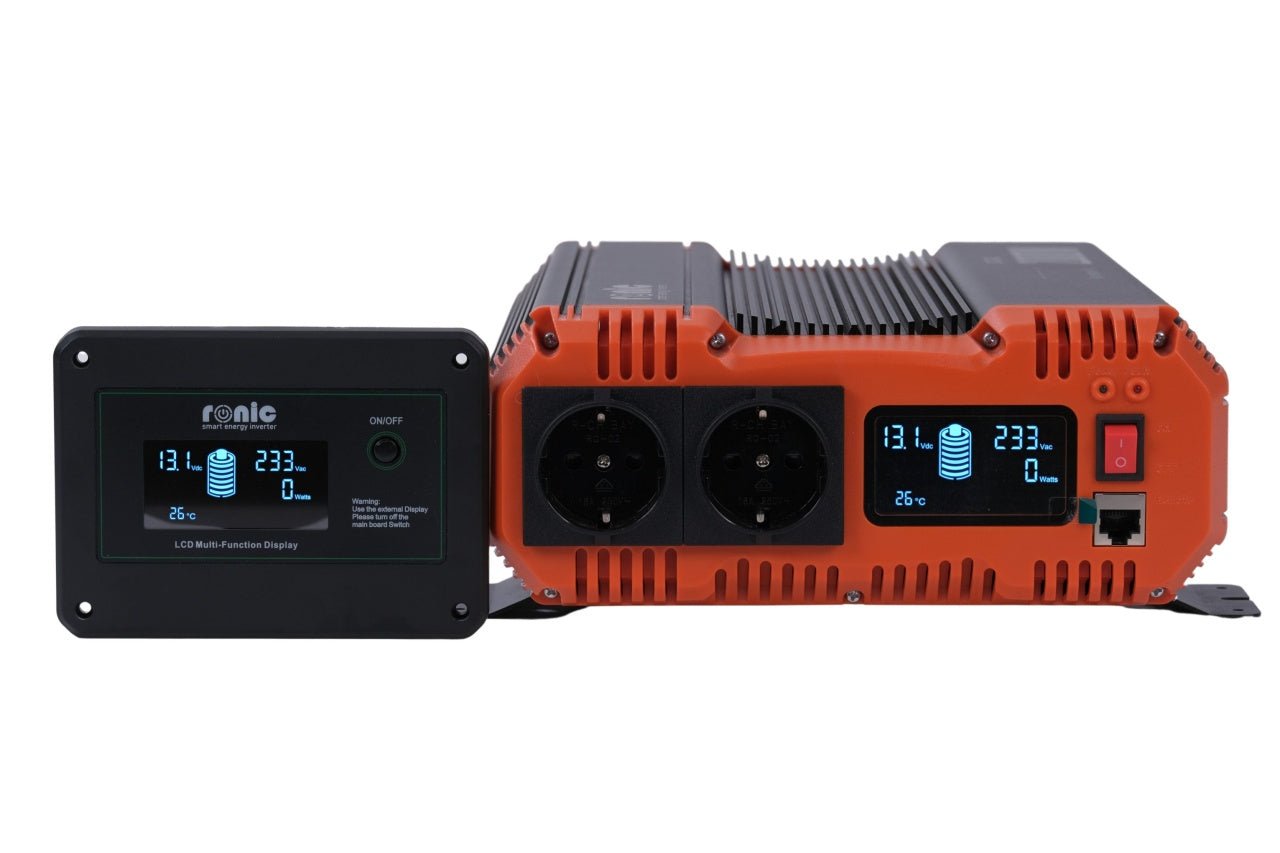 Invertor DC - AC cu Sinus PUR, 12V - 230V, model RONIC KSC - 2500W, 2500W/5000W - CampShop.ro