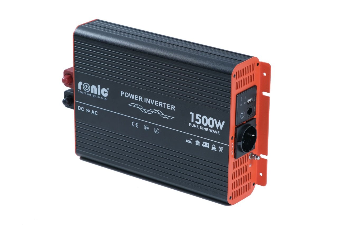 Invertor DC - AC cu Sinus PUR, 12V - 230V, model RONIC RS1500P, 1500W/3000W - CampShop.ro