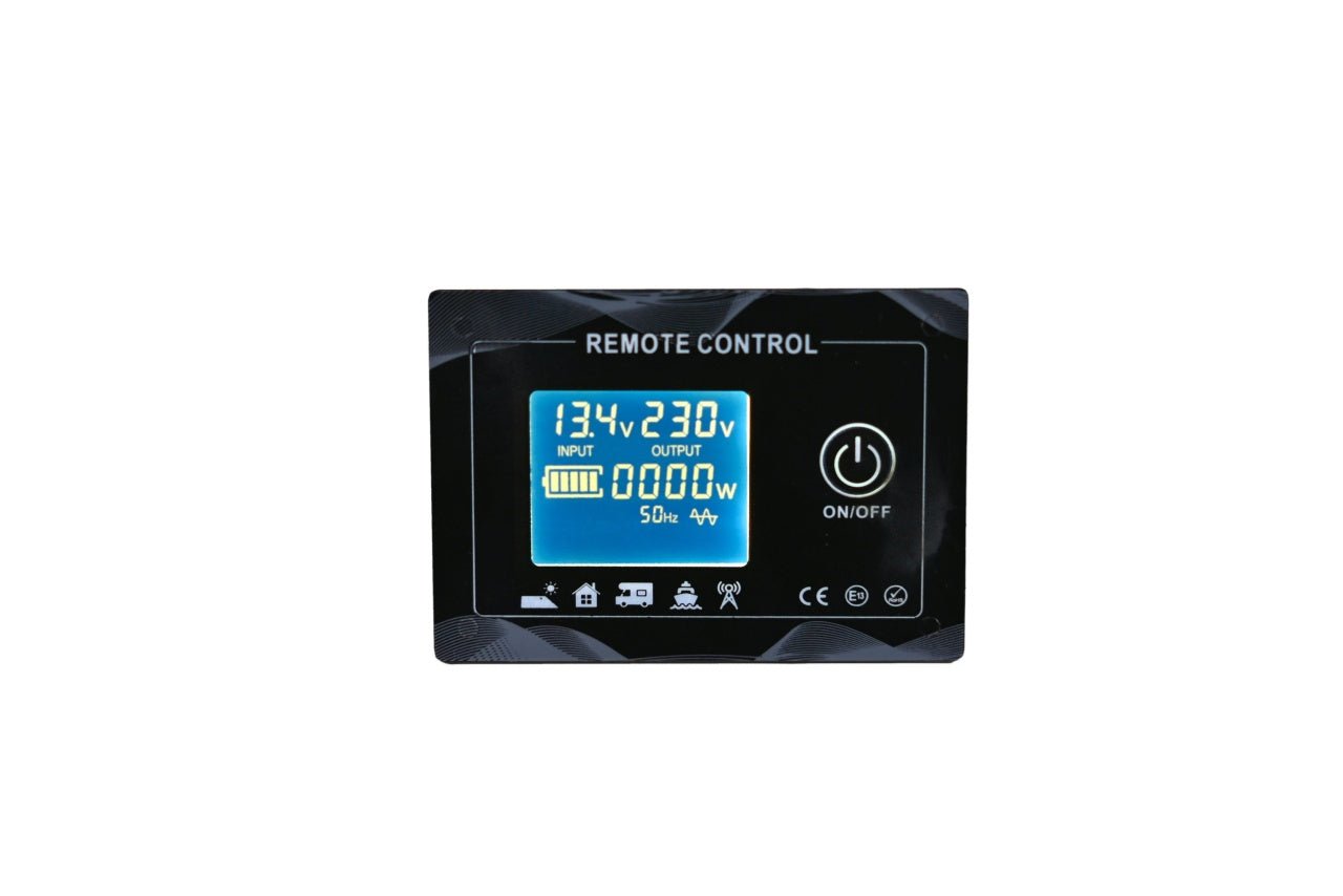 Invertor DC - AC cu Sinus PUR, 12V - 230V, model RONIC RS500P, 500W/1000W - CampShop.ro