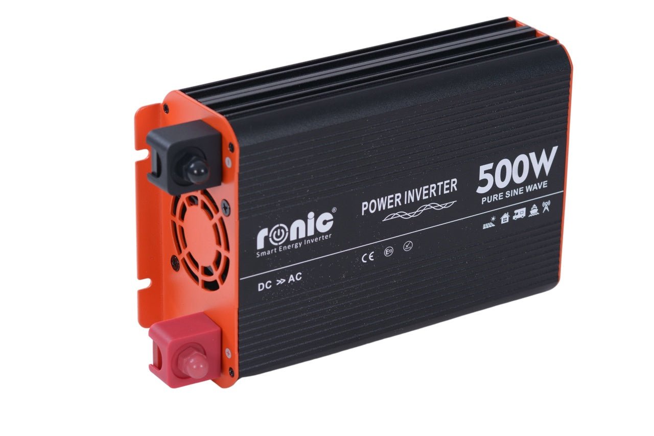 Invertor DC - AC cu Sinus PUR, 12V - 230V, model RONIC RS500P, 500W/1000W - CampShop.ro