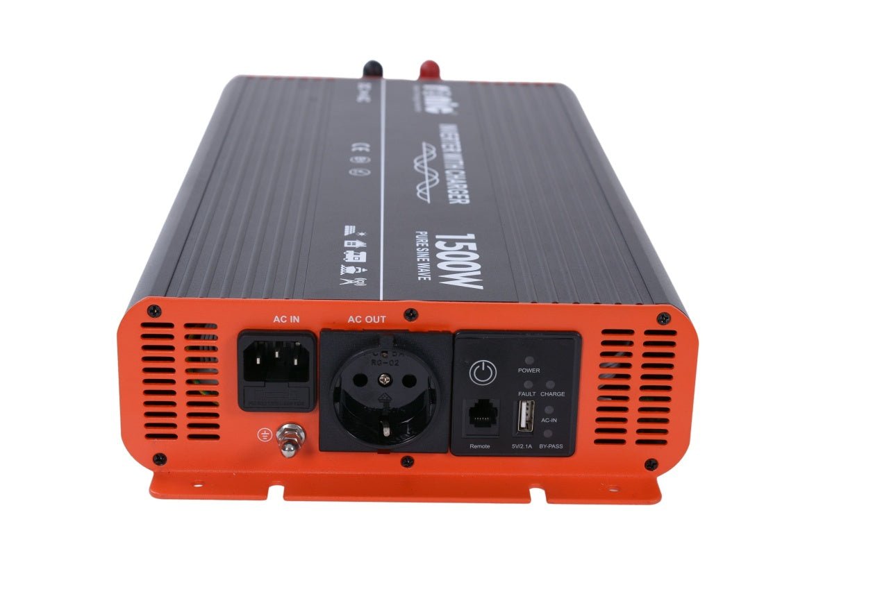 Invertor DC - AC cu Sinus PUR, 12V - 230V, model RONIC RSC1500P, 1500W/3000W - CampShop.ro