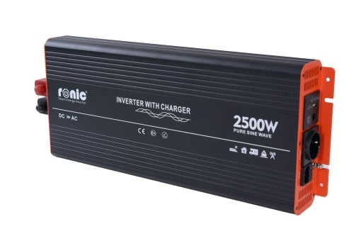 Invertor DC - AC cu Sinus PUR, 12V - 230V, model RONIC RSC2500P, 2500W/5000W - CampShop.ro