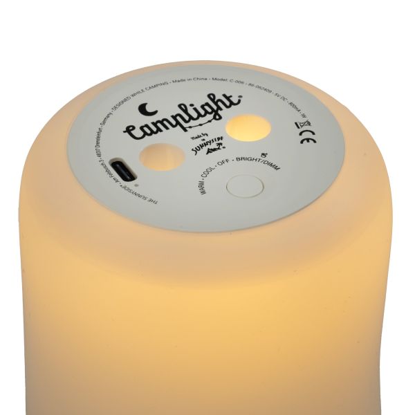 Lanternă de camping din silicon Floppy, portocaliu, SUNNYSIDE - CampShop.ro