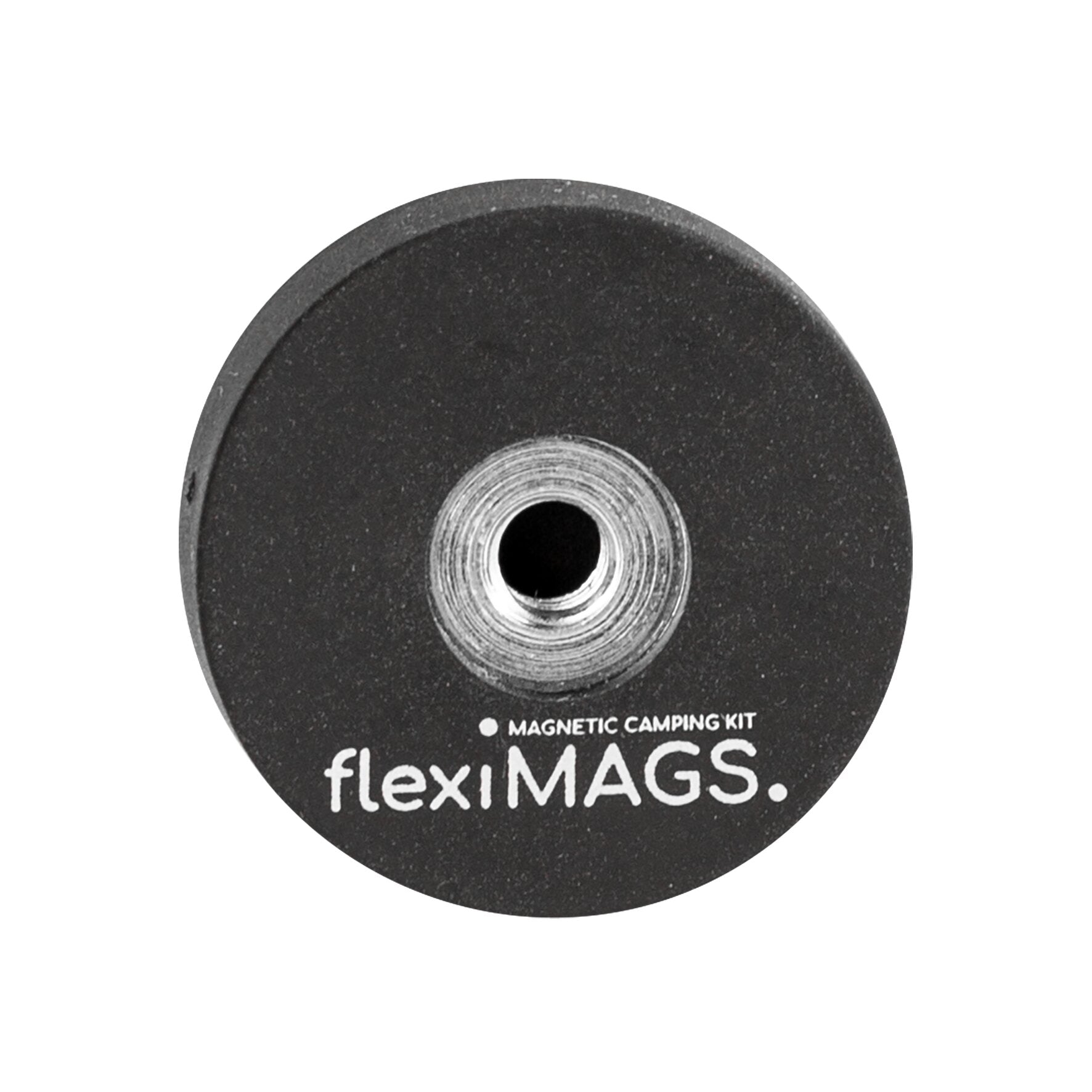 Magnet rotund flexiMAGS flexiMAG - 22, set de 4 negru - CampShop.ro