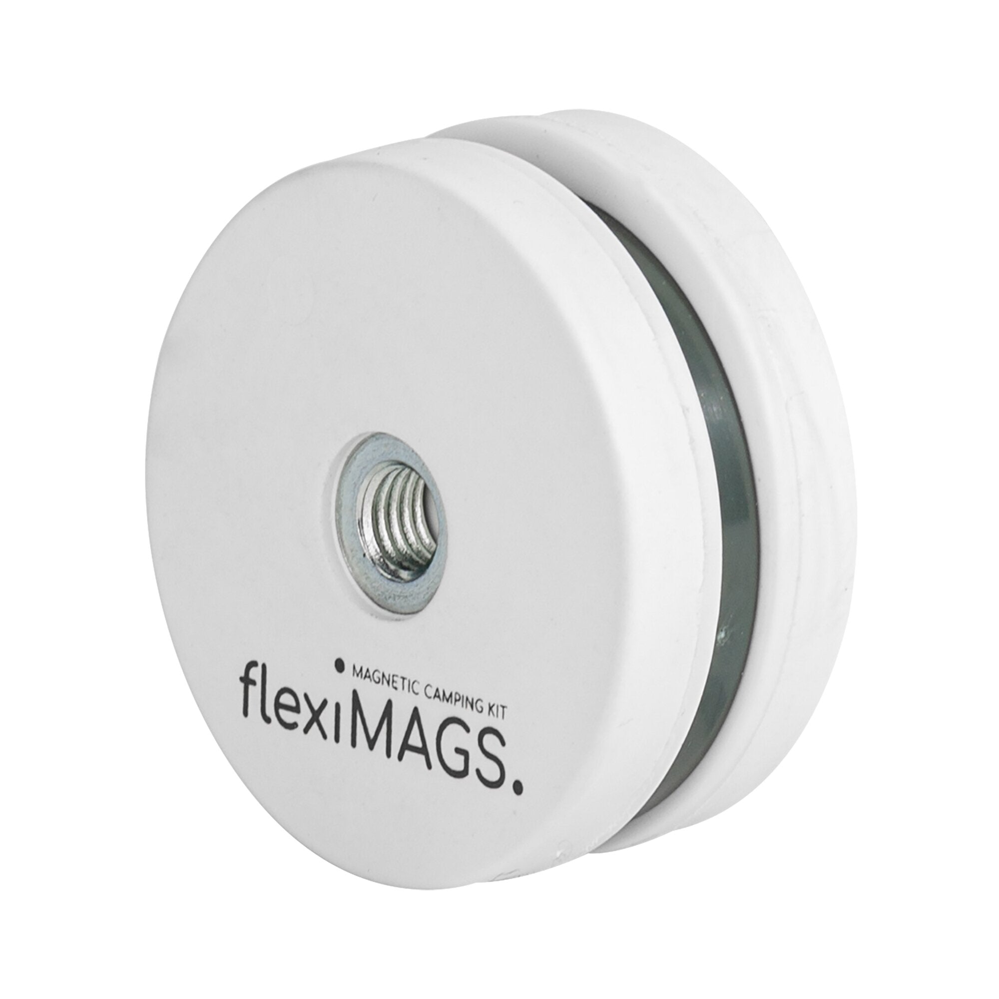 Magnet rotund flexiMAGS flexiMAG - 31, set de 4 alb - CampShop.ro