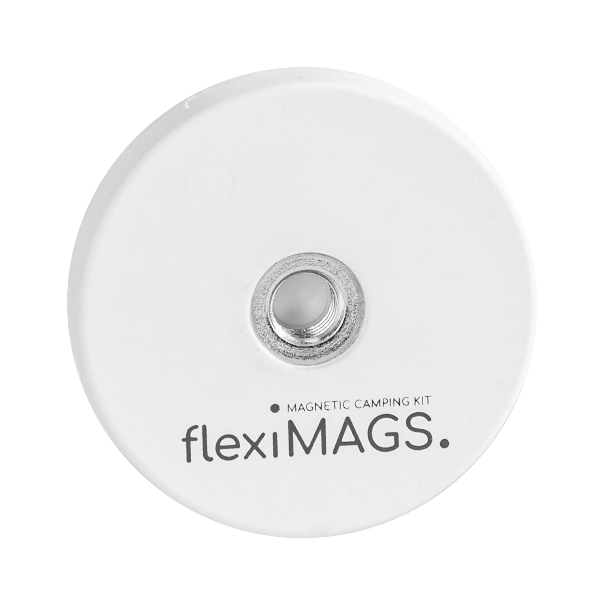 Magnet rotund flexiMAGS flexiMAG - 31, set de 4 alb - CampShop.ro