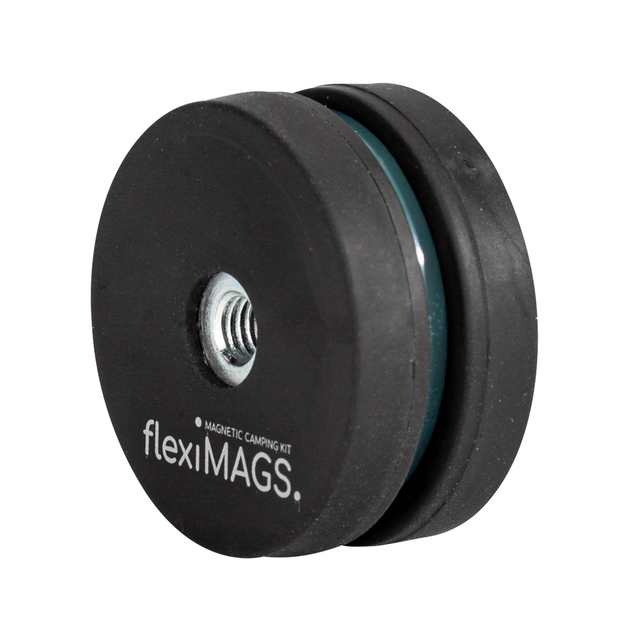 Magnet rotund flexiMAGS flexiMAG - 31, set de 4 negru - CampShop.ro