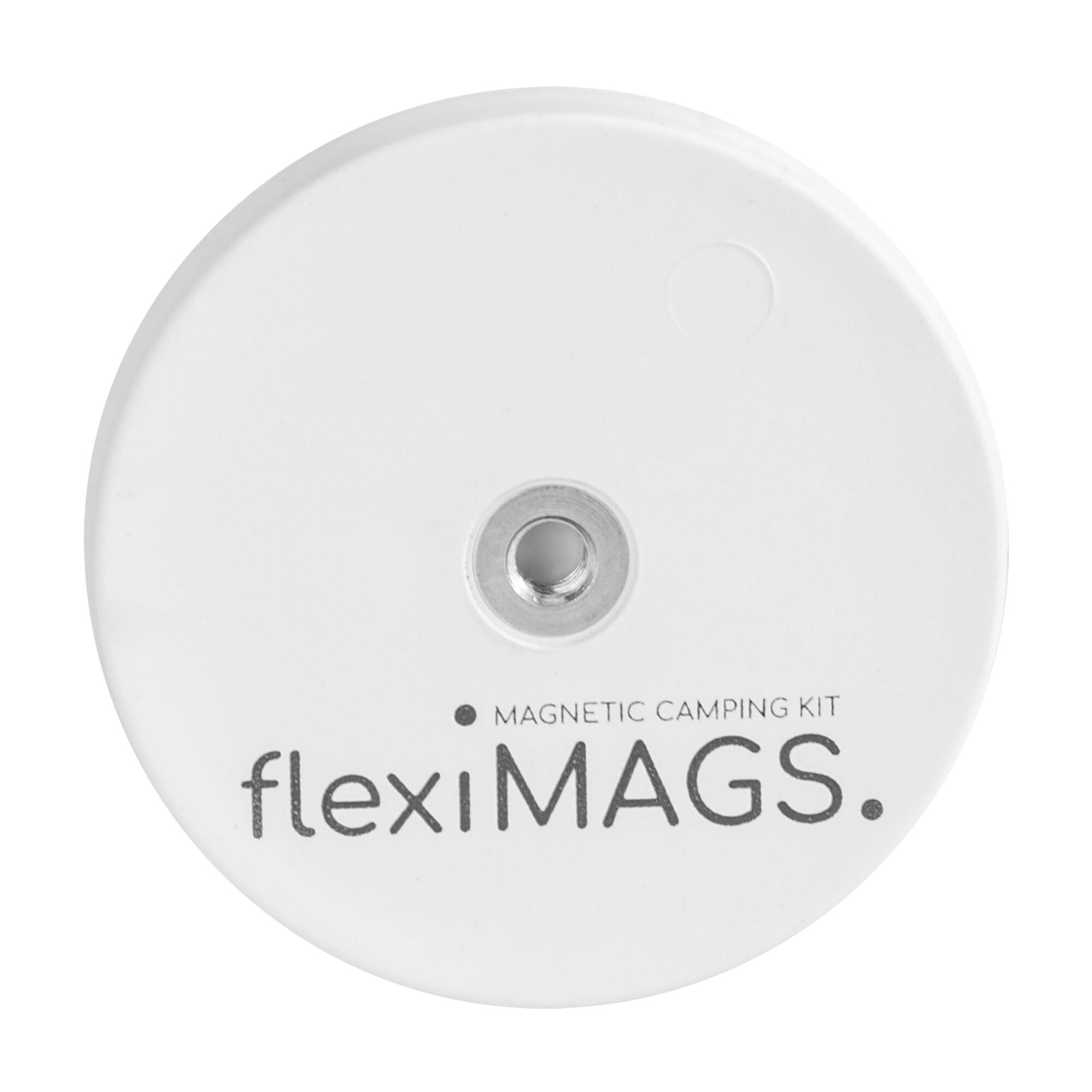 Magnet rotund flexiMAGS flexiMAG - 43, set de 4 alb - CampShop.ro