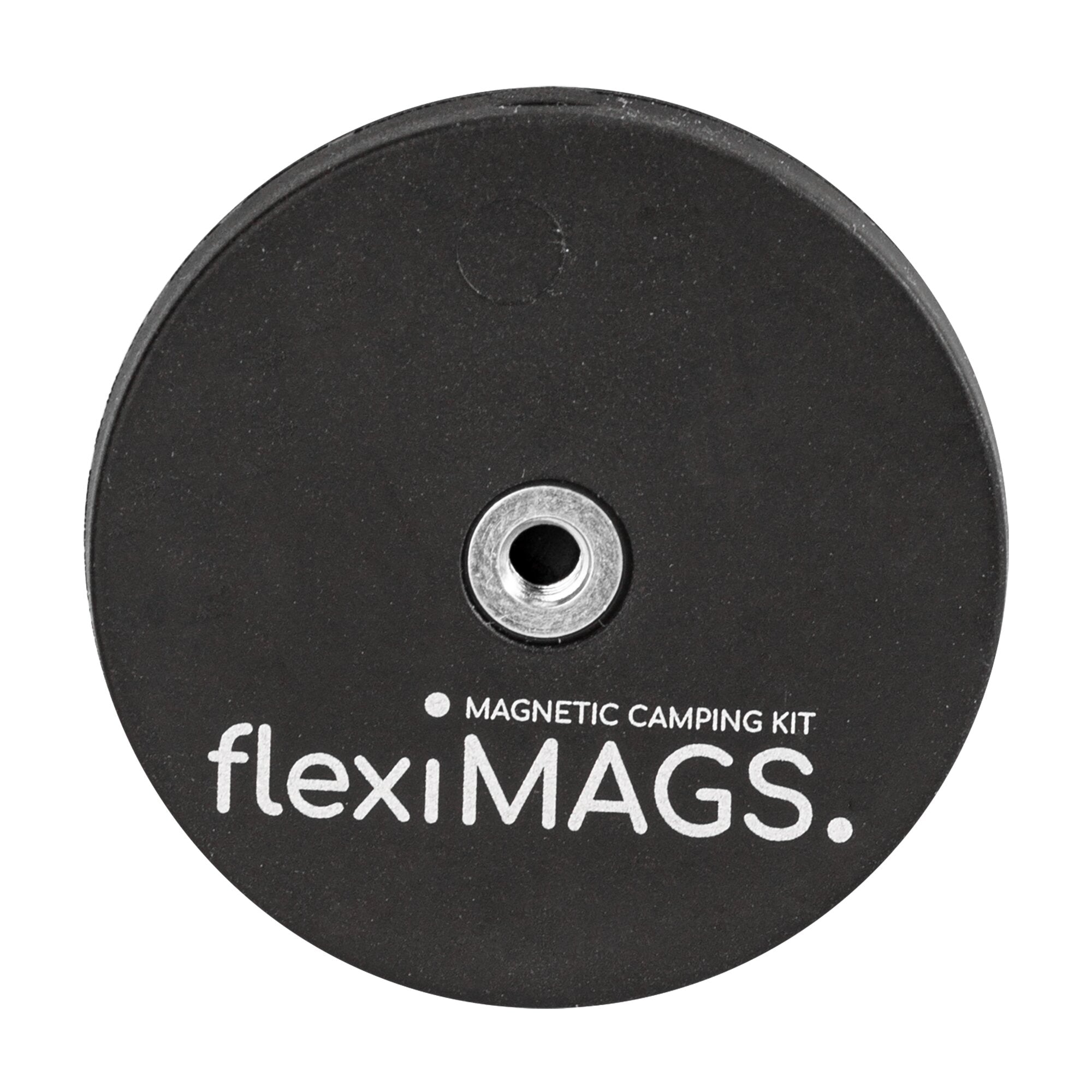 Magnet rotund flexiMAGS flexiMAG - 43, set de 4 negru - CampShop.ro