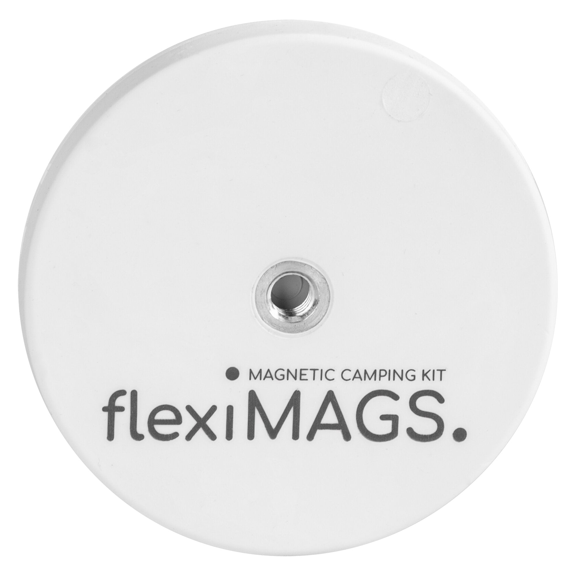 Magnet rotund flexiMAGS flexiMAG - 66, set de 2 alb - CampShop.ro