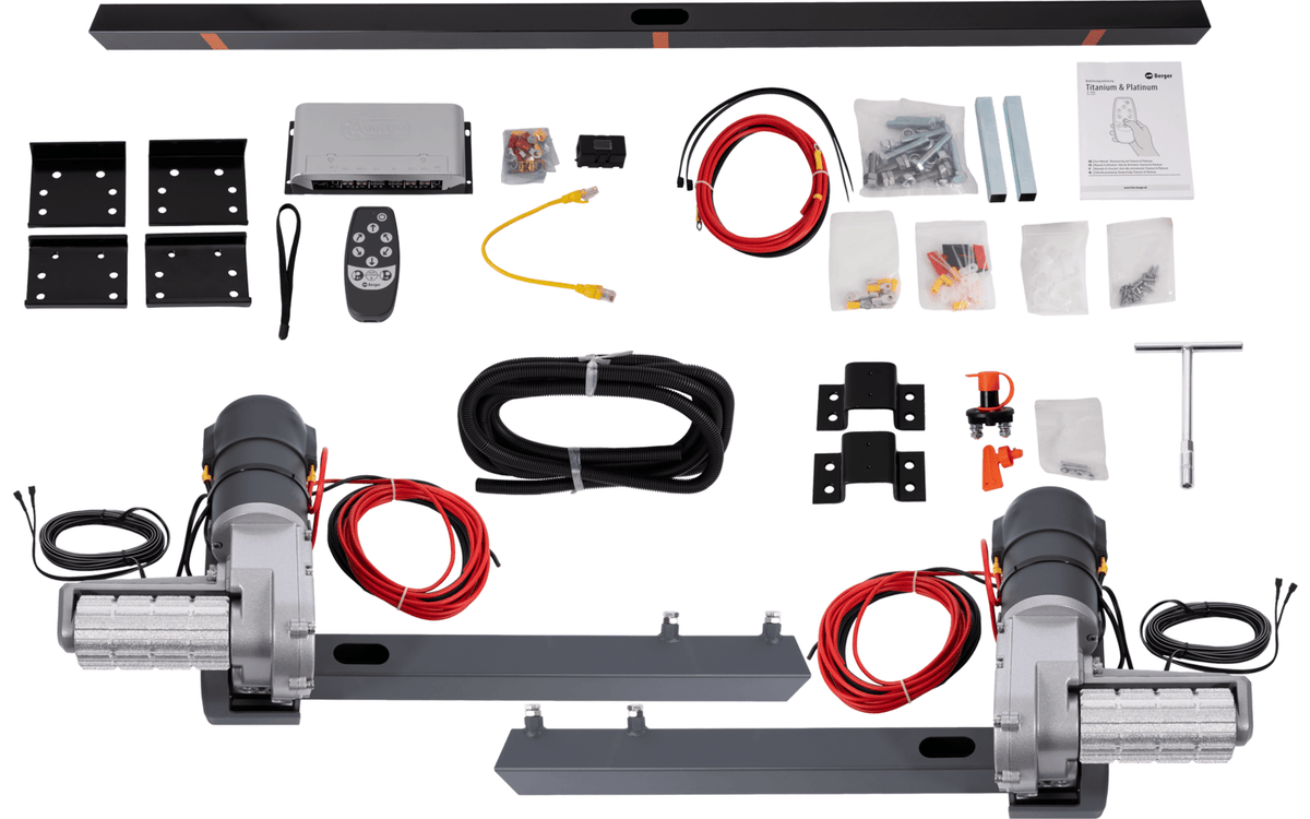 Mover electric cu doua motoare - BERGER Platinium complet automat - CampShop.ro