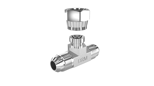 Piesă în T DREHMEISTER – 3/4" - 16 UNF pentru furtunuri de umplere GPL - CampShop.ro