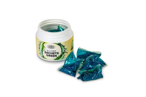 Pliculete pentru caseta toaleta mobila sau rulota Camp4 All - Chem Green - CampShop.ro