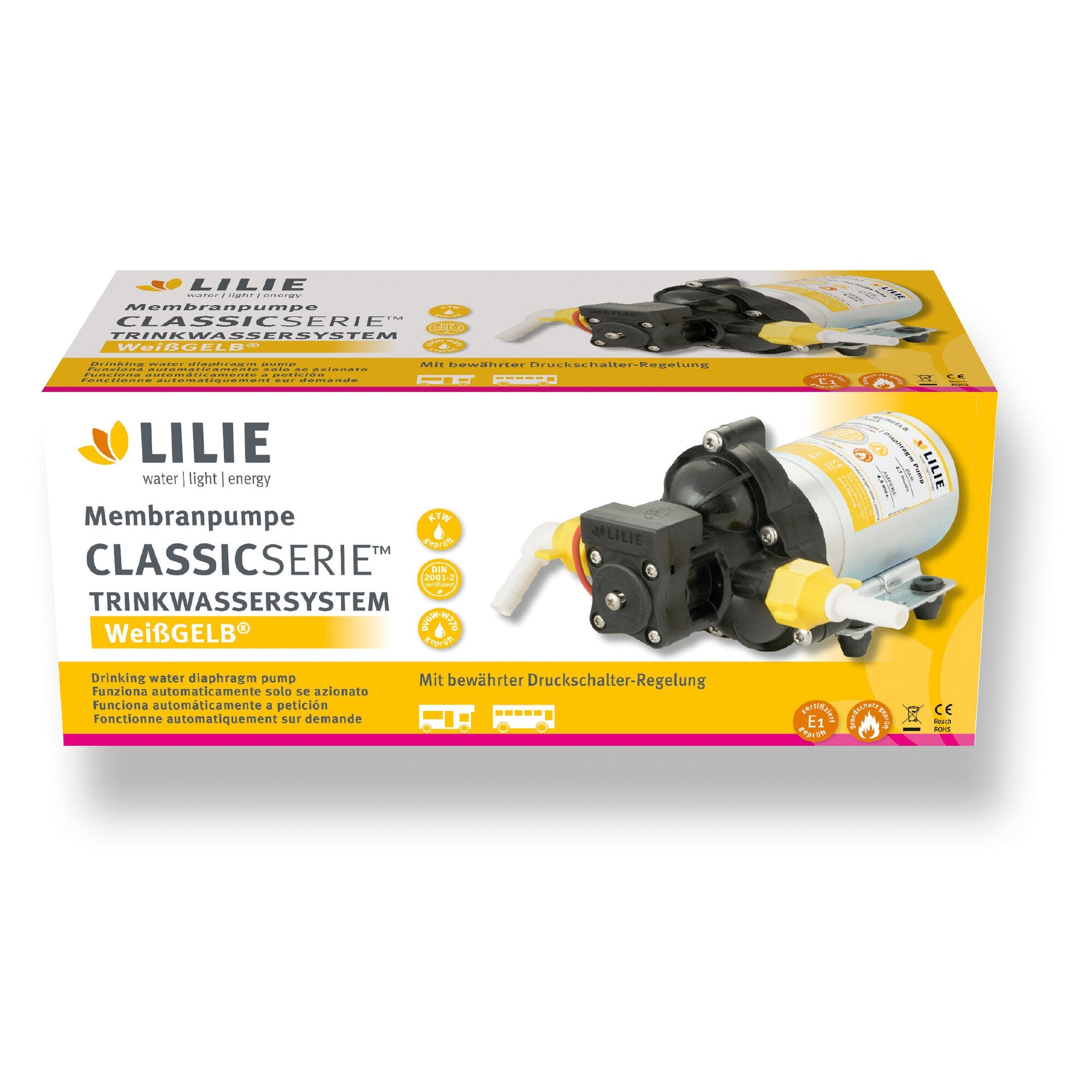 Pompa cu presostat, 3 membrane, LILIE CLASSICSERIE™ LP403, 10,6 l/min - CampShop.ro