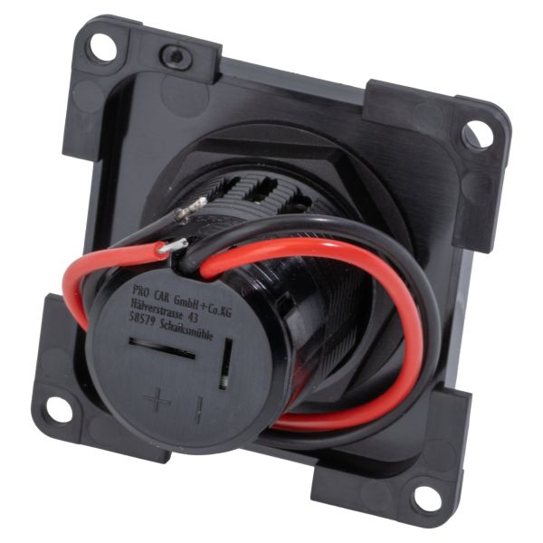 Priza incorporata cu convertor de tensiune integrat, 1 x USB - C si 1 X USB - A, Pro Car - CampShop.ro