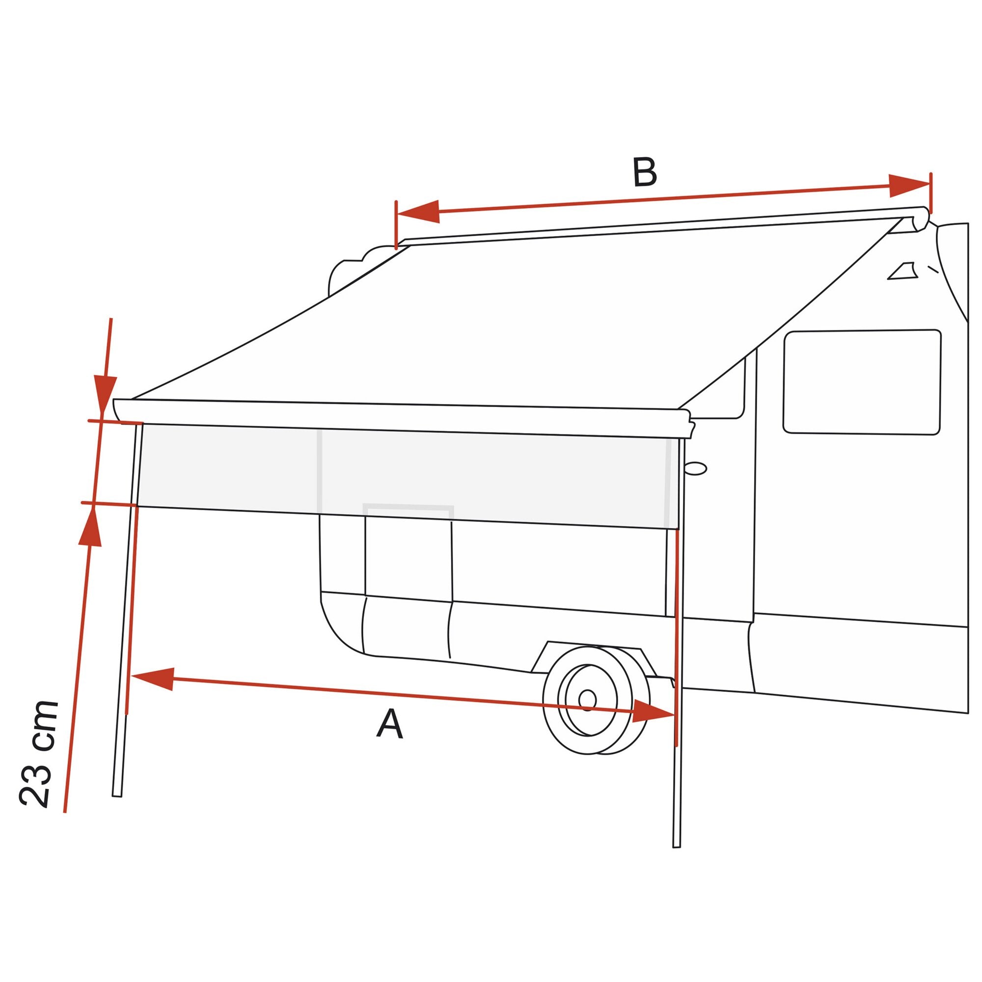 Protectie solara Fiamma Sun View 550 x 23 cm - CampShop.ro