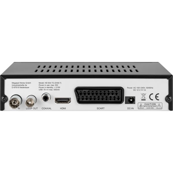 Receptor DVB - T Megasat HD 644 T2, 12/230 Volt - CampShop.ro