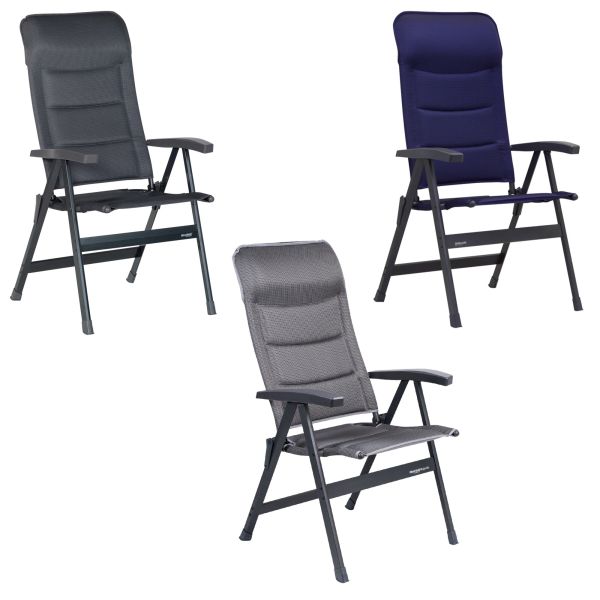 Scaun de camping Be - Smart Majestic Westfield, cadru aluminiu, sarcină max. 140 kg - CampShop.ro
