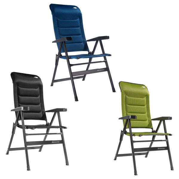 Scaun de camping HighQ Basic Frankana, aluminiu, sarcină max. 140 kg - CampShop.ro
