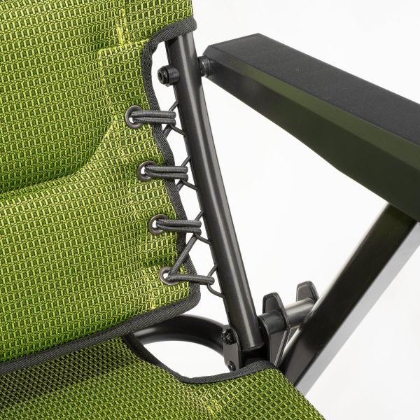 Scaun de camping HighQ Comfortable Frankana, aluminiu, sarcină max. 140 kg - CampShop.ro