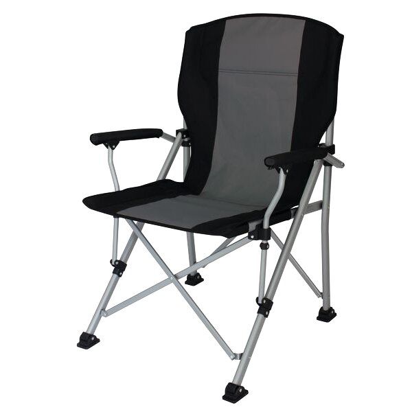 Scaun pliabil Caldaro, gri EUROTRAIL - CampShop.ro