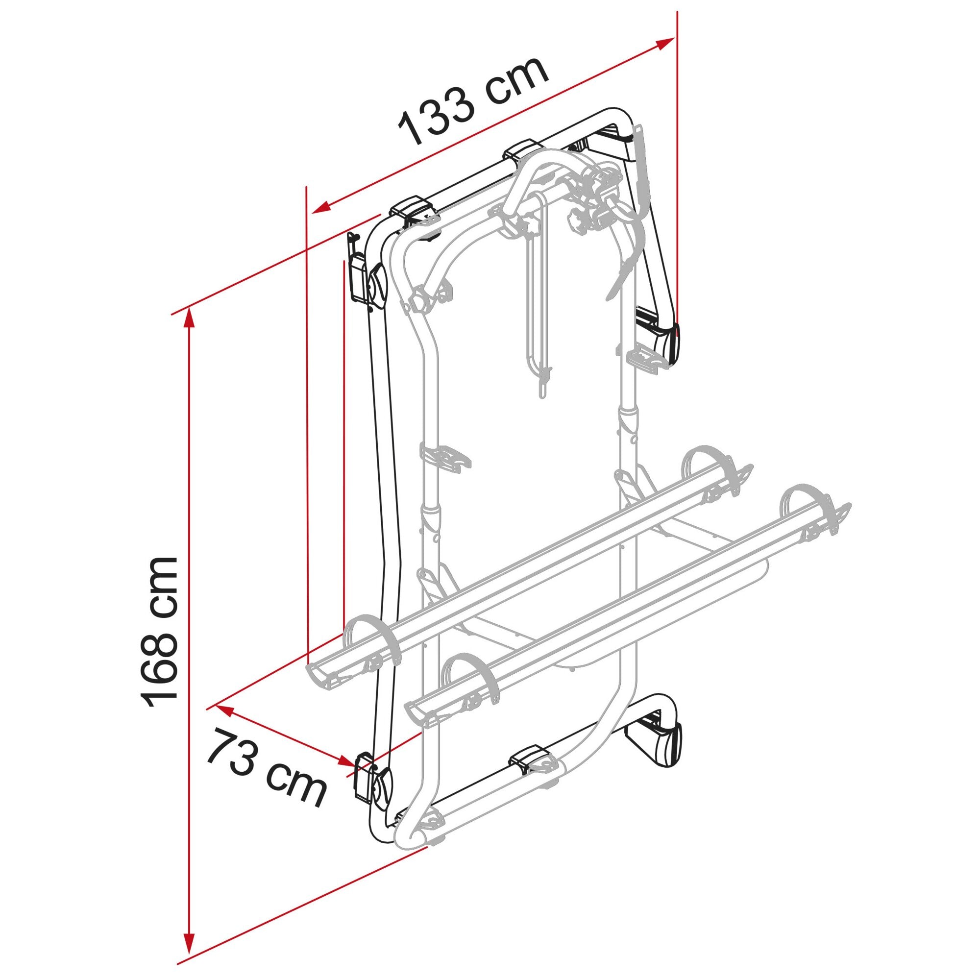 Set de instalare suport de biciclete pt. Mercedes - Benz Sprinter W907/W910 - CampShop.ro