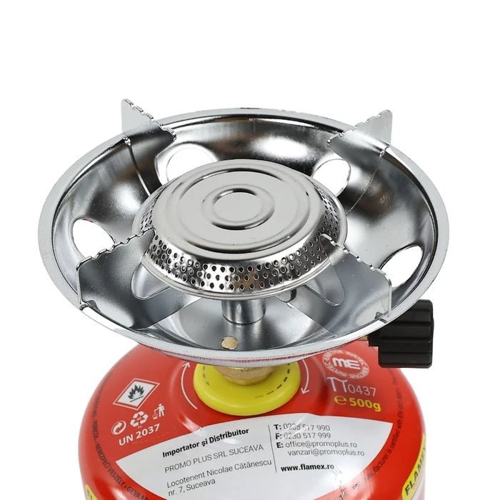 Set Miniaragaz camping cu Arzător Flamex 300S + butelie gaz 500g - CampShop.ro