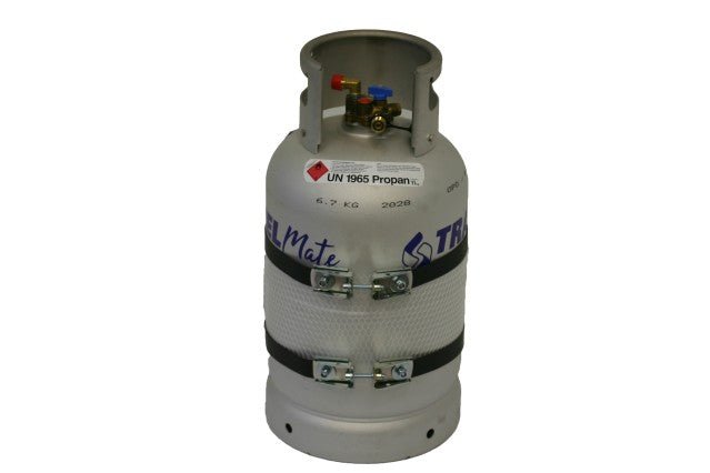 Set suport pentru butelie de gaz CAMPKO pentru Ø 300 mm, inclusiv 2x benzi de fixare + 2x întinzătoare (din oțel inoxidabil) - CampShop.ro