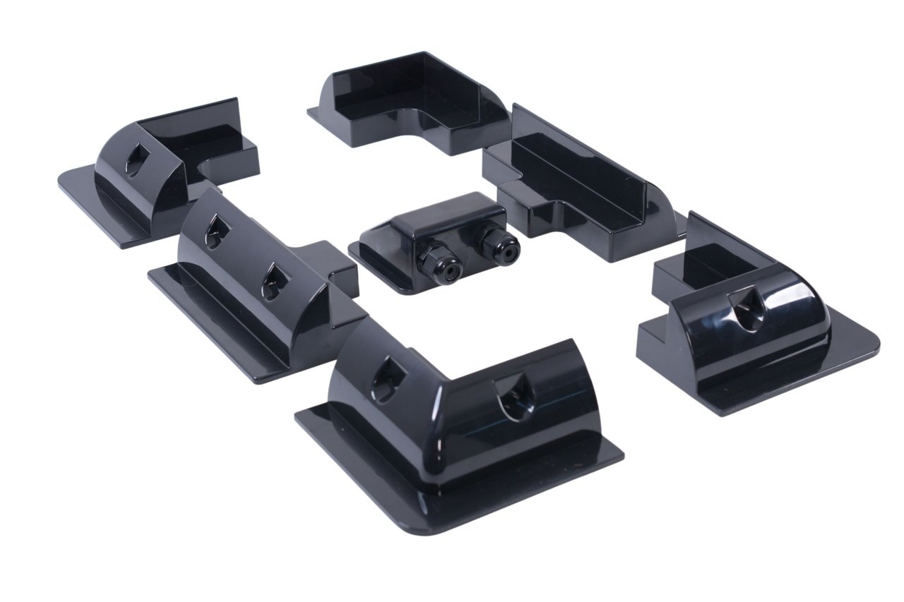 Set suporti pentru montaj Panouri Solare Rulote/ Autorulote / Ambarcatiuni, 7 piese/set - CampShop.ro