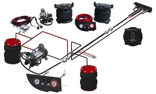 Sistem suspensie pneumatică spate Premium 7.3" by ESI pentru Fiat Ducato / Boxer / Jumper - CampShop.ro