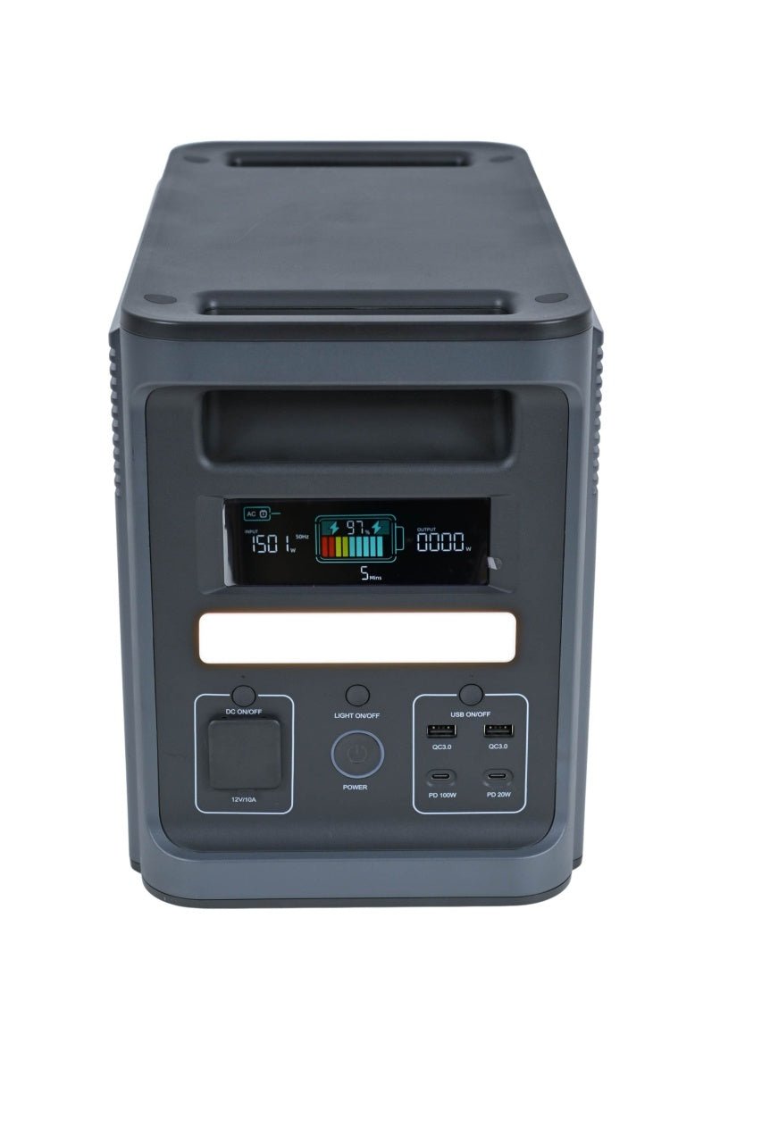 Statie curent portabila ECO PLAY, 1800W (1536 Wh), LiFePO4, model EP1800 - CampShop.ro